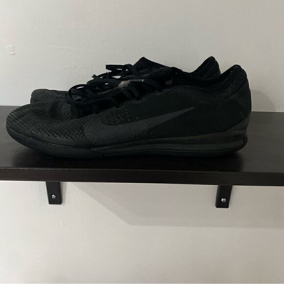 Nike Black Tanjun Running Shoe Women's Size 8.5 - Picture 1 of 6